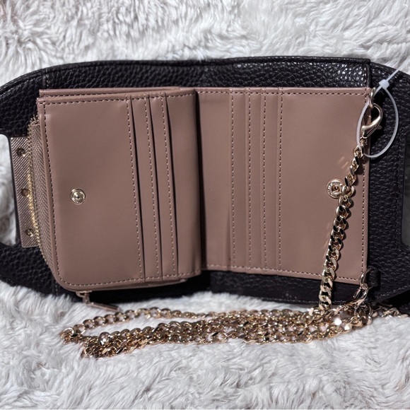 Anne Klein Wallet on a Chain in Espresso Colorway - Picture 2 of 5